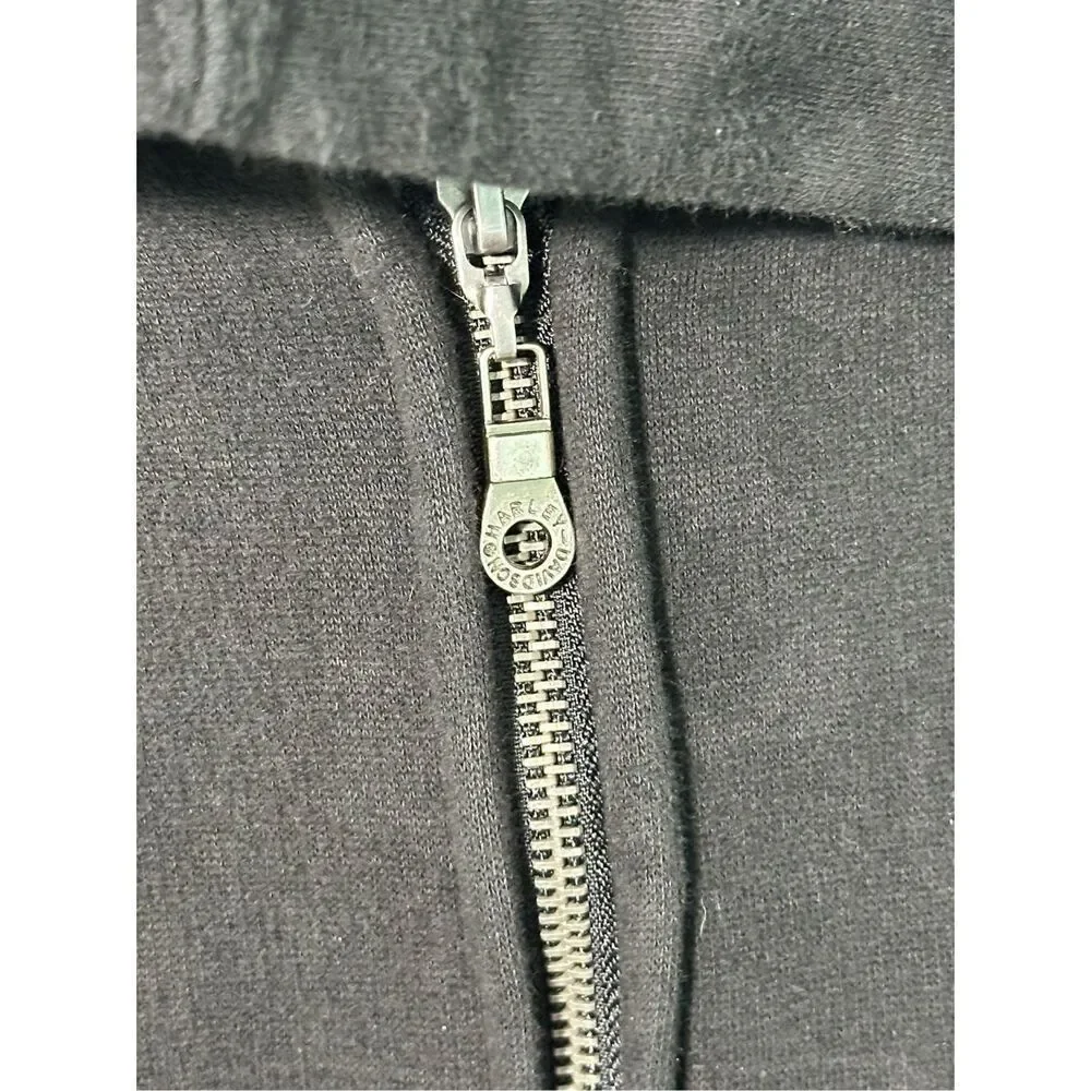 Harley Davidson Men's Full Zip Long Sleeve Hoodie Black Size Large‎ - Picture 9 of 13